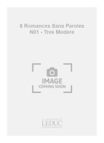 LUCIEN NIVERD: 6 ROMANCES SANS PAROLES NO.1: TRES MODERE (CLARINET & PIANO)