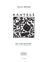 GERARD BERLIOZ: KANTELE (PERCUSSIONS 3)