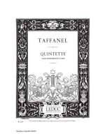 QUINTETTE POUR VENT FLUTE HAUTBOIS CLARINETTE COR BASSON