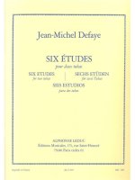 JEAN MICHEL DEFAYE: 6 ETUDES (TUBAS 2)