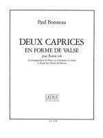 PAUL BONNEAU: 2 CAPRICES EN FORME DE VALSE (BASSOON & PIANO)