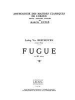 LUDWIG VAN BEETHOVEN: FUGUE IN D MINOR (MAITRES CLASSIQUES NO.3) (ORGAN)