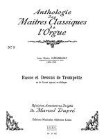 LOUIS NICOLAS CLERAMBAULT: BASSE ET DESSUS DE TROMPETTE (MAITRES CLASSIQUES NO.9) (ORGAN)