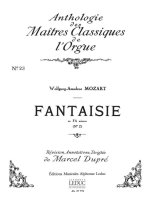WOLFGANG AMADEUS MOZART: FANTAISIE NO.2, KV608 IN F MINOR (MAITRES CLASSIQUES 23) (ORGAN)