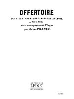 FRANCK DOMINE DEUS IN SIMPLICITATE OFFERTOIRE 1ER DIM STB ACCOMPANIED