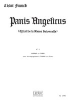 CESAR FRANCK: PANIS ANGELICUS (SOP/TEN) IN A MAJOR (VOICE & 1 INSTRUMENT)