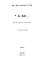 JEAN LANGLAIS: 3 PRIERES NO.1: AVE VERUM (MED) (VOICE SOLO)