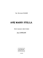 LANGLAIS 3 PRIERES NO.2 AVE MARIS STELLA VOICE A CAPPELLA CHORAL