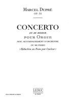 MARCEL DUPRE: CONCERTO OP.31 IN E MINOR (ORGAN & PIANO)