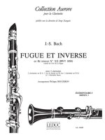 BACH JS ROUGERON FUGUE ET INVERSE 4 CLARINETS SCORE/PARTS