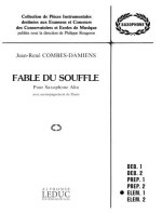 JEAN-RENE COMBES-DAMIENS: FABLE DU SOUFFLE (SAXOPHONE-ALTO & PIANO)