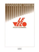 FRANCOIS DUPIN: LE VELO (PERCUSSION SOLO)