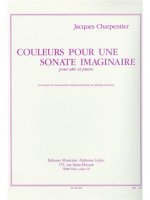CHARPENTIER COULEURS POUR UNE SONATE IMAGINAIRE VIOLA & PIANO BOOK