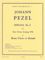JOHANN CHRISTOPH PEZEL: SONATA NO.2 (QUINTET-BRASS)