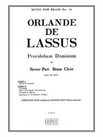 ORLANDO DE LASSUS: PROVIDEBAM DOMINUM (SEPTET-BRASS)