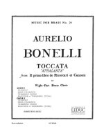AURELIO BONELLI: TOCCATA 'ATHALANTA' (ENSEMBLE-BRASS 8 OR MORE)