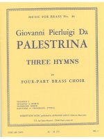 GIOVANNI PIERLUIGI DA PALESTRINA: 3 HYMNES (QUARTET-BRASS)