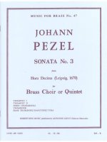 JOHANN CHRISTOPH PEZEL: SONATA NO.3 (QUINTET-BRASS)
