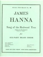 JAMES HANNA: SONG OF THE REDWOOD TREE (SEXTET-BRASS)