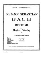JOHANN SEBASTIAN BACH: RICERCAR DE L'OFFRANDE MUSICALE (SEPTET-BRASS)