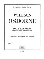 WILLSON OSBORNE: 4 FANFARES (TRUMPETS 3)