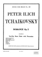 PIOTR ILICH TCHAIKOVSKY: ROMANCE OP.5 IN F MINOR (ENSEMBLE-BRASS 8 OR MORE)