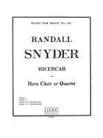 RANDALL SNYDER: RICERCAR (HORNS 4)