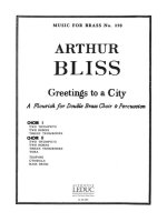 ARTHUR BLISS: GREETINGS TO A CITY (ENSEMBLE-BRASS 8 OR MORE)