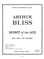 ARTHUR BLISS: SPIRIT OF THE AGE (SEPTET-BRASS)