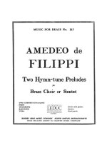 AMADEO DE FILIPPI: 2 HYMN-TUNE PRELUDES (SEXTET-BRASS)