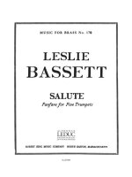 BASSET SALUTE MFB170 5 TRUMPETS SCORE/PARTS TROMPETTE