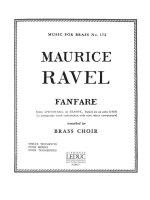 MAURICE RAVEL: FANFARE (ENSEMBLE-BRASS 8 OR MORE) TROMPETTE