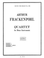 ARTHUR R. FRACKENPOHL: QUARTET (QUARTET-BRASS)