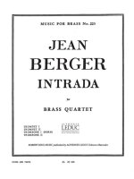 JEAN BERGER: INTRADA (QUARTET-BRASS)