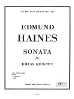 EDMUND HAINES: SONATA (QUINTET-BRASS)