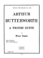 ARTHUR BUTTERWORTH: TRITON SUITE (BRASS SEPTET)