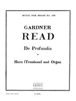 GARDNER READ: DE PROFUNDIS (HORN AND ORGAN)