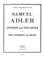 SAMUEL ADLER: INTROIT & TOCCATINA (TRUMPETS 2 & ORGAN) TROMPETTE