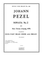 JOHANN CHRISTOPH PEZEL: SONATA NO.2 (QUARTET-BRASS)