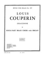 LOUIS COUPERIN: CHACONNE (QUINTET-MIXED)