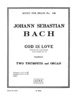 JOHANN SEBASTIAN BACH: GOD IS LOVE, EXTRACT FROM CANTATA NO.33 (TRUMPETS 2 & ORGAN)