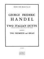 GEORG FRIEDRICH HANDEL: 2 ITALIAN DUETS (TRUMPETS 2 & ORGAN)