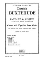 DIETRICH BUXTEHUDE: FANFARE & CHORUS (CHORAL-MIXED ACCOMPANIED)