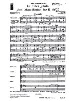 MICHAEL PRAETORIUS: IN DULCI JUBILO (CHORAL-MIXED ACCOMPANIED)