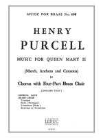 HENRY PURCELL: FUNERAL MUSIC FOR QUEEN MARY (CHORAL-MIXED ACCOMPANIED)