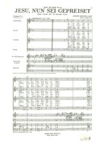 JOHANN SEBASTIAN BACH: JESU, NUN SEI GEPREISET BWV41 (CHORAL-MIXED ACCOMPANIED)