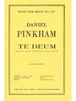 PINKHAM DANIEL TE DEUM BRASS ENSEMBLE SCORE/PARTS