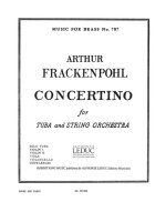 ARTHUR R. FRACKENPOHL: CONCERTINO (TUBA & ORCHESTRA)