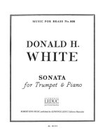 DONALD H. WHITE: SONATA (TRUMPET & PIANO) TROMPETTE