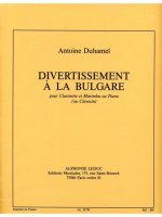ANTOINE DUHAMEL: DIVERTISSEMENT A LA BULGARE (CLARINET & PERCUSSION)